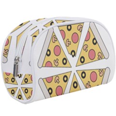 Pizza-slice-food-italian Make Up Case (large) by Sudhe