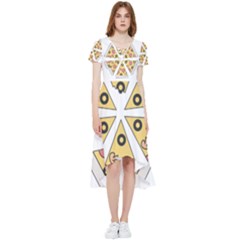 Pizza-slice-food-italian High Low Boho Dress