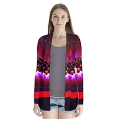 Science-fiction-cover-adventure Drape Collar Cardigan