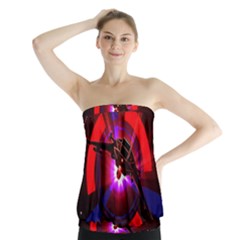 Science-fiction-cover-adventure Strapless Top by Sudhe