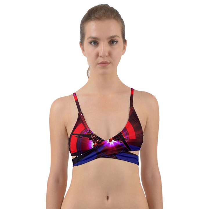 Science-fiction-cover-adventure Wrap Around Bikini Top