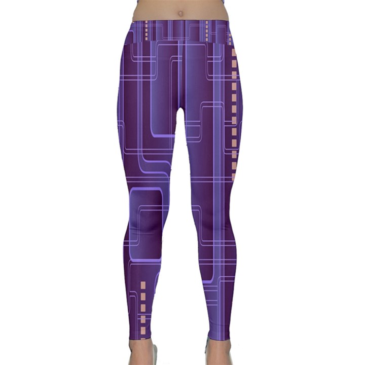 Background-non-seamless-pattern Classic Yoga Leggings