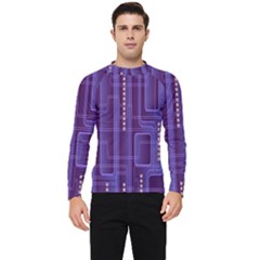 Background-non-seamless-pattern Men s Long Sleeve Rash Guard