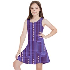 Background-non-seamless-pattern Kids  Lightweight Sleeveless Dress