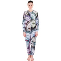 Compass-direction-north-south-east Onepiece Jumpsuit (ladies) 