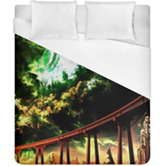 Science-fiction-forward-futuristic Duvet Cover (california King Size) by Sudhe