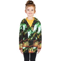 Science-fiction-forward-futuristic Kids  Double Breasted Button Coat by Sudhe