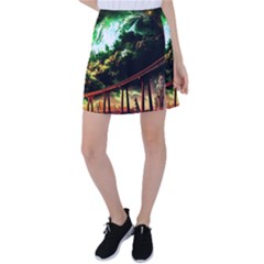 Science-fiction-forward-futuristic Tennis Skirt by Sudhe