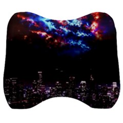 Science-fiction-sci-fi-forward Velour Head Support Cushion by Sudhe