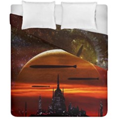 Science-fiction-digital-illustration Duvet Cover Double Side (california King Size) by Sudhe