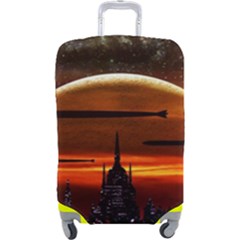 Science-fiction-digital-illustration Luggage Cover (large) by Sudhe