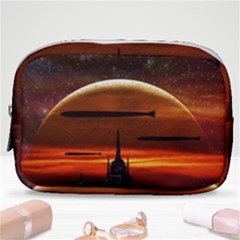 Science-fiction-digital-illustration Make Up Pouch (small) by Sudhe