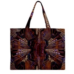 Abstract-design-backdrop-pattern Zipper Mini Tote Bag by Sudhe