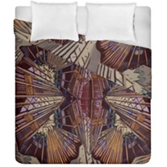 Abstract-design-backdrop-pattern Duvet Cover Double Side (california King Size) by Sudhe