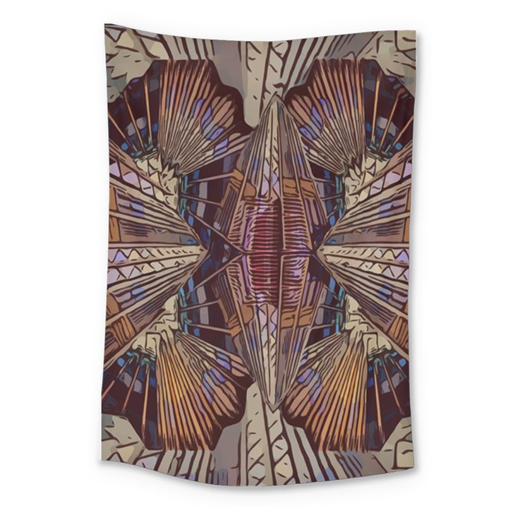 Abstract-design-backdrop-pattern Large Tapestry