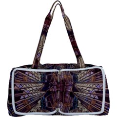 Abstract-design-backdrop-pattern Multi Function Bag by Sudhe