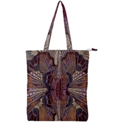 Abstract-design-backdrop-pattern Double Zip Up Tote Bag by Sudhe