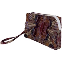 Abstract-design-backdrop-pattern Wristlet Pouch Bag (small) by Sudhe