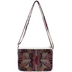 Abstract-design-backdrop-pattern Double Gusset Crossbody Bag by Sudhe