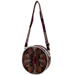 Abstract-design-backdrop-pattern Crossbody Circle Bag by Sudhe