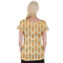 Pattern-carrot-pattern-carrot-print Cap Sleeve Top View2