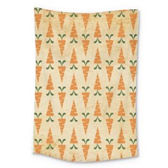 Pattern-carrot-pattern-carrot-print Large Tapestry by Sudhe