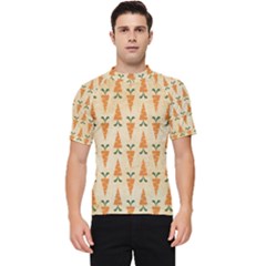 Pattern-carrot-pattern-carrot-print Men s Short Sleeve Rash Guard