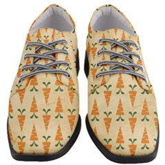 Pattern-carrot-pattern-carrot-print Women Heeled Oxford Shoes by Sudhe