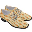 Pattern-carrot-pattern-carrot-print Women Heeled Oxford Shoes View3