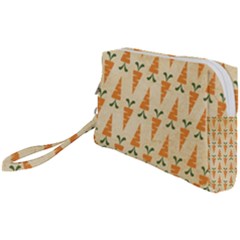 Pattern-carrot-pattern-carrot-print Wristlet Pouch Bag (small) by Sudhe