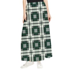 Pattern-design-texture-fashion Maxi Chiffon Skirt