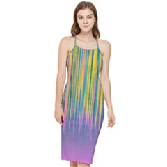 Background-colorful-texture-bright Bodycon Cross Back Summer Dress