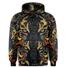 Tiger-predator-abstract-feline Men s Core Hoodie by Sudhe