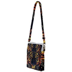 Tiger-predator-abstract-feline Multi Function Travel Bag by Sudhe