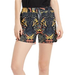 Tiger-predator-abstract-feline Runner Shorts by Sudhe