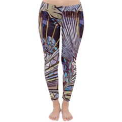 Abstract-drawing-design-modern Classic Winter Leggings by Sudhe