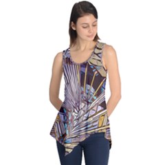 Abstract-drawing-design-modern Sleeveless Tunic by Sudhe