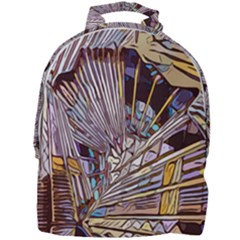 Abstract-drawing-design-modern Mini Full Print Backpack by Sudhe