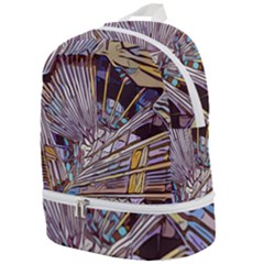 Abstract-drawing-design-modern Zip Bottom Backpack by Sudhe