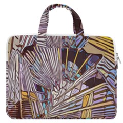 Abstract-drawing-design-modern Macbook Pro Double Pocket Laptop Bag (large)