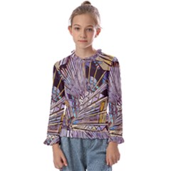 Abstract-drawing-design-modern Kids  Frill Detail Tee