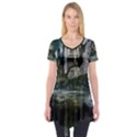 Sea-island-castle-landscape Short Sleeve Tunic  View1