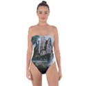 Sea-island-castle-landscape Tie Back One Piece Swimsuit View1