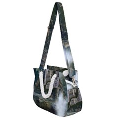 Sea-island-castle-landscape Rope Handles Shoulder Strap Bag by Sudhe