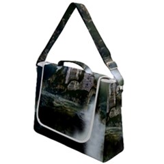 Sea-island-castle-landscape Box Up Messenger Bag by Sudhe