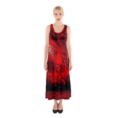 Planet-hell-hell-mystical-fantasy Sleeveless Maxi Dress by Sudhe