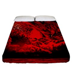 Planet-hell-hell-mystical-fantasy Fitted Sheet (king Size) by Sudhe