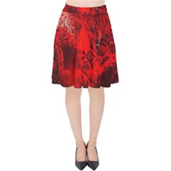 Planet-hell-hell-mystical-fantasy Velvet High Waist Skirt by Sudhe