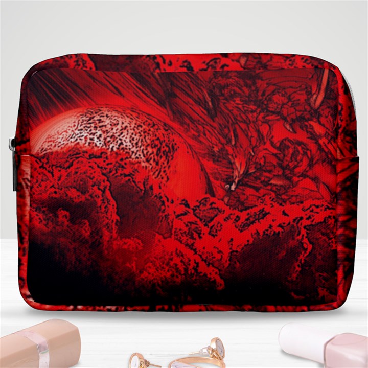 Planet-hell-hell-mystical-fantasy Make Up Pouch (Large)