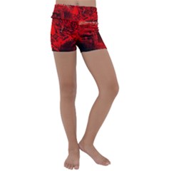 Planet-hell-hell-mystical-fantasy Kids  Lightweight Velour Yoga Shorts by Sudhe